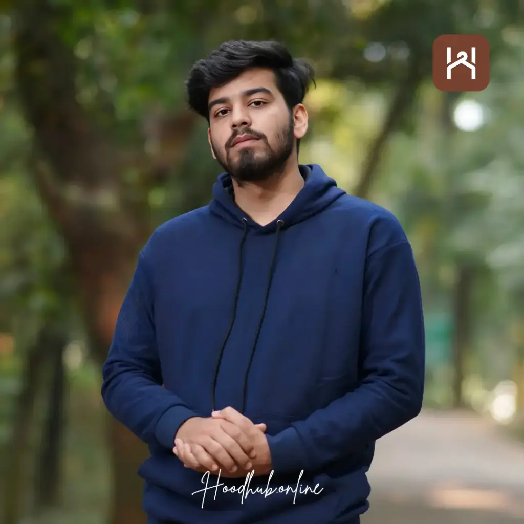 Unisex Winter Hoodie - Navy Blue